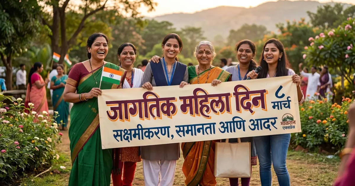 8 March Women's Day in Marathi